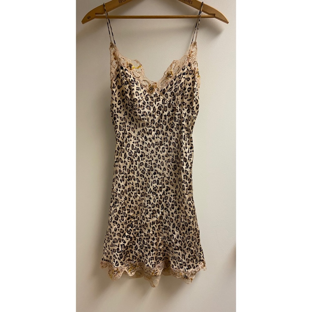 Lapetina Silk Animal Print Dress